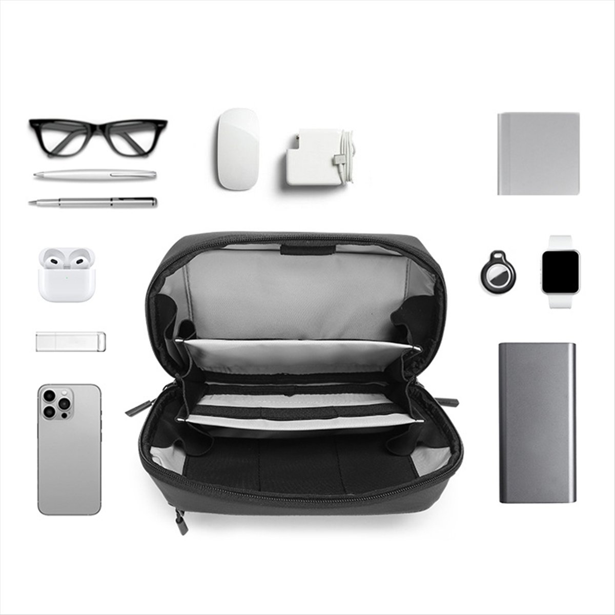 Tech Accessories Travel Organizer Pouch - ☶ ❈ ＊ ♥ AC1578-방수 기술