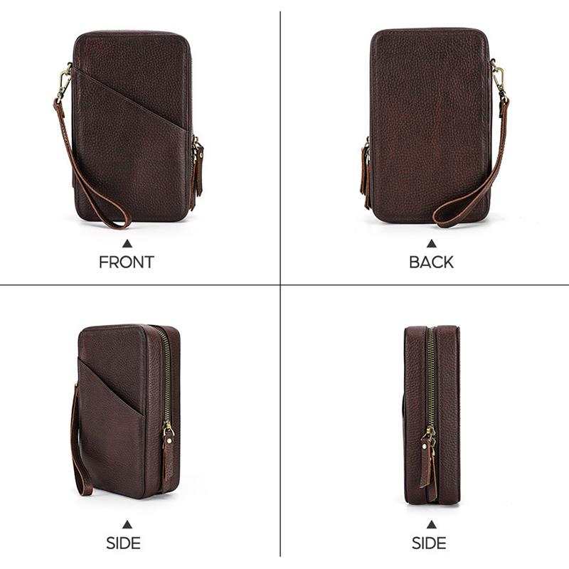 빈티지 브라운 정품 소가죽 테크 오거나이저 가방, 충전 - Tech Accessories Case 리뷰 및 가격