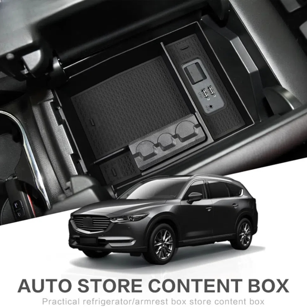 자동차 중앙 팔걸이 박스, 마쓰다 CX-8 CX-9 2 - Tech Car Accessories 리뷰 및 가격