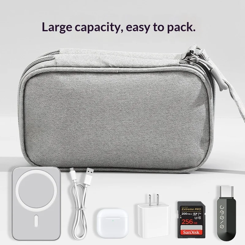 다층형 여행용 케이블 정리 가방, 방수 기능의 전자 액 - Tech Accessories Case 리뷰 및 가격