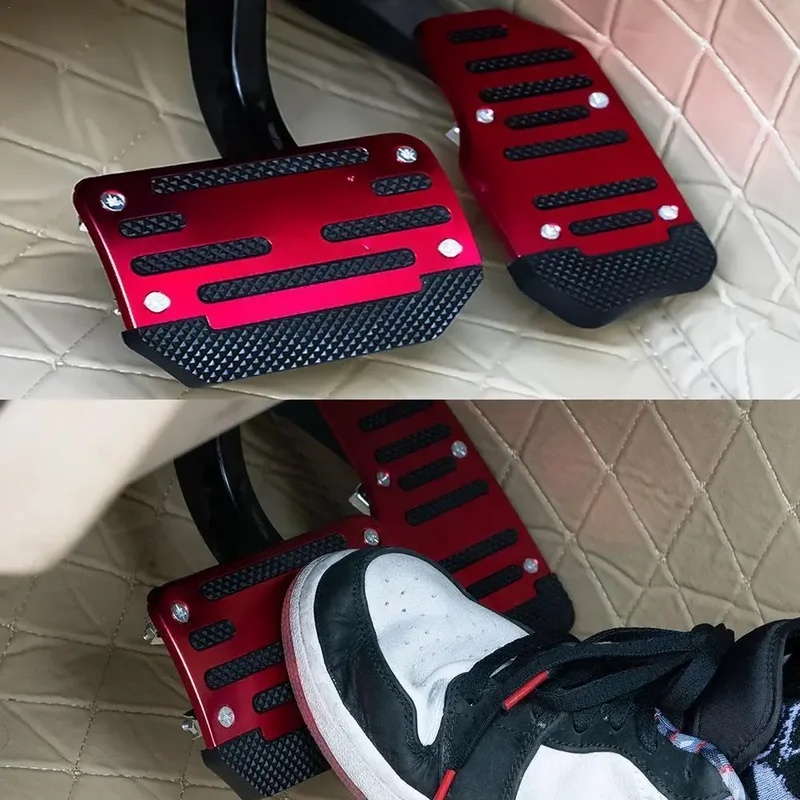 MT AT 자동차 페달 패드 미끄럼 방지 고무 알루미늄 - Tech Car Accessories 리뷰 및 가격