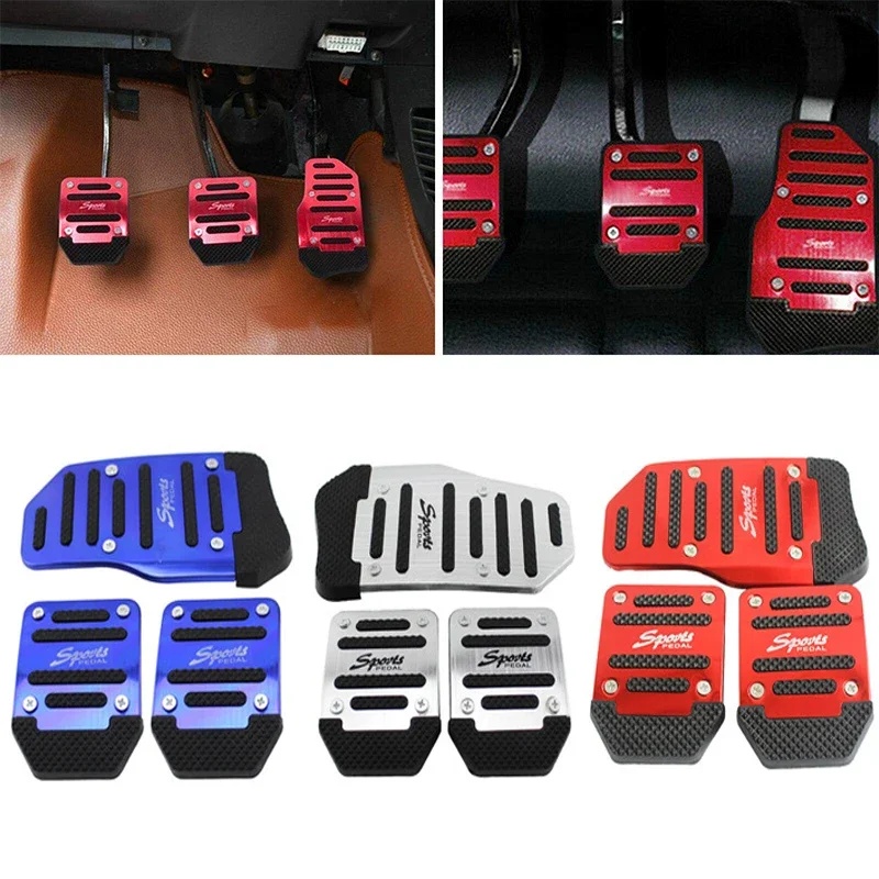 MT AT 자동차 페달 패드 미끄럼 방지 고무 알루미늄 - Tech Car Accessories 리뷰 및 가격