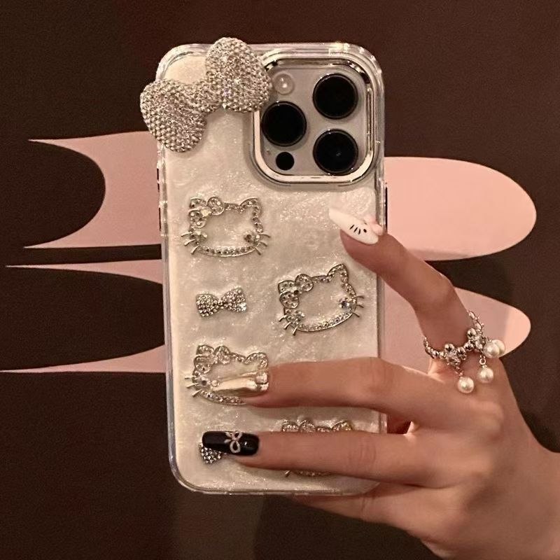 새로운 창의적인 럭셔리 카툰 고양이 애니메이션 다이아몬 - Mobile Tech Accessories 리뷰 및 가격