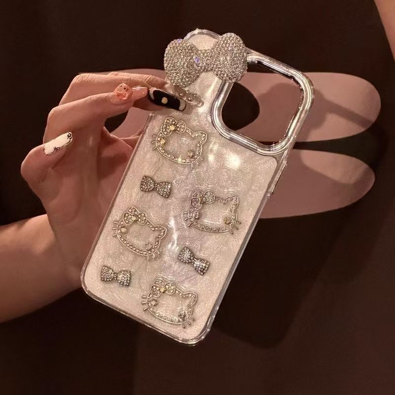 새로운 창의적인 럭셔리 카툰 고양이 애니메이션 다이아몬 - Mobile Tech Accessories 리뷰 및 가격