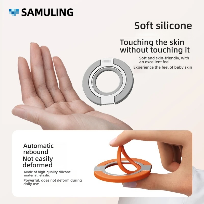 양면 자석 실리콘 손가락 링 폰 홀더 휴대폰 액세서리  - Mobile Tech Accessories 리뷰 및 가격
