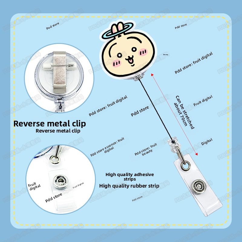 지이(jiyi) 접이식 배지 릴 귀여운 ID 카드 홀더 - Kawaii Tech Accessories 리뷰 및 가격