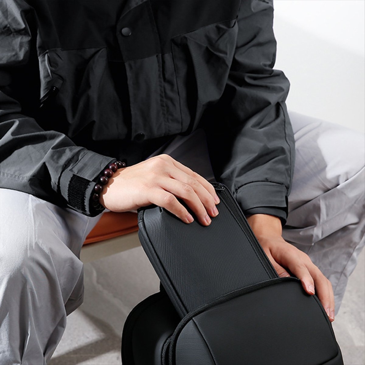☶ ❈ ＊ ♥ AC1578-방수 기술 파우치 다층 정리 - Tech Accessories Travel Organizer Pouch 리뷰 및 가격